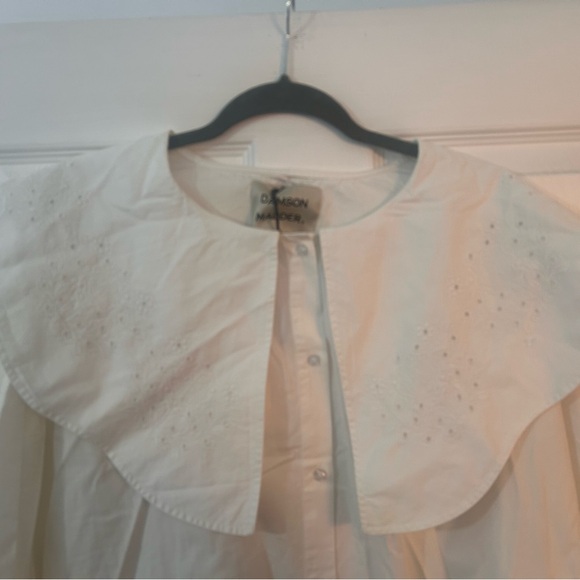 Damson Madder Mimi mini dress off-white Broderick NWT - Picture 7 of 9